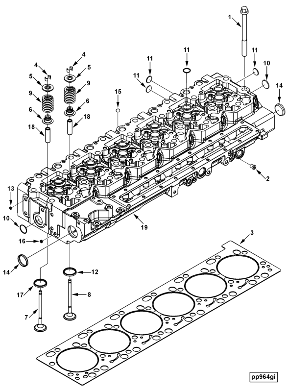 Cylinder Head | Cummins 3969728