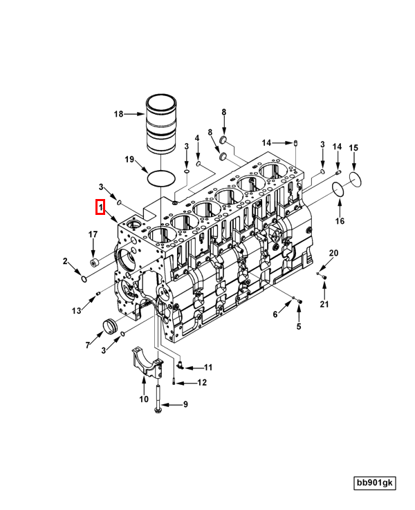 Cylinder Blok | Cummins 3970750