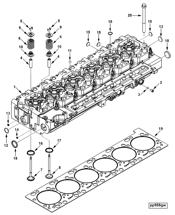 Cylinder Head | Cummins 3973838