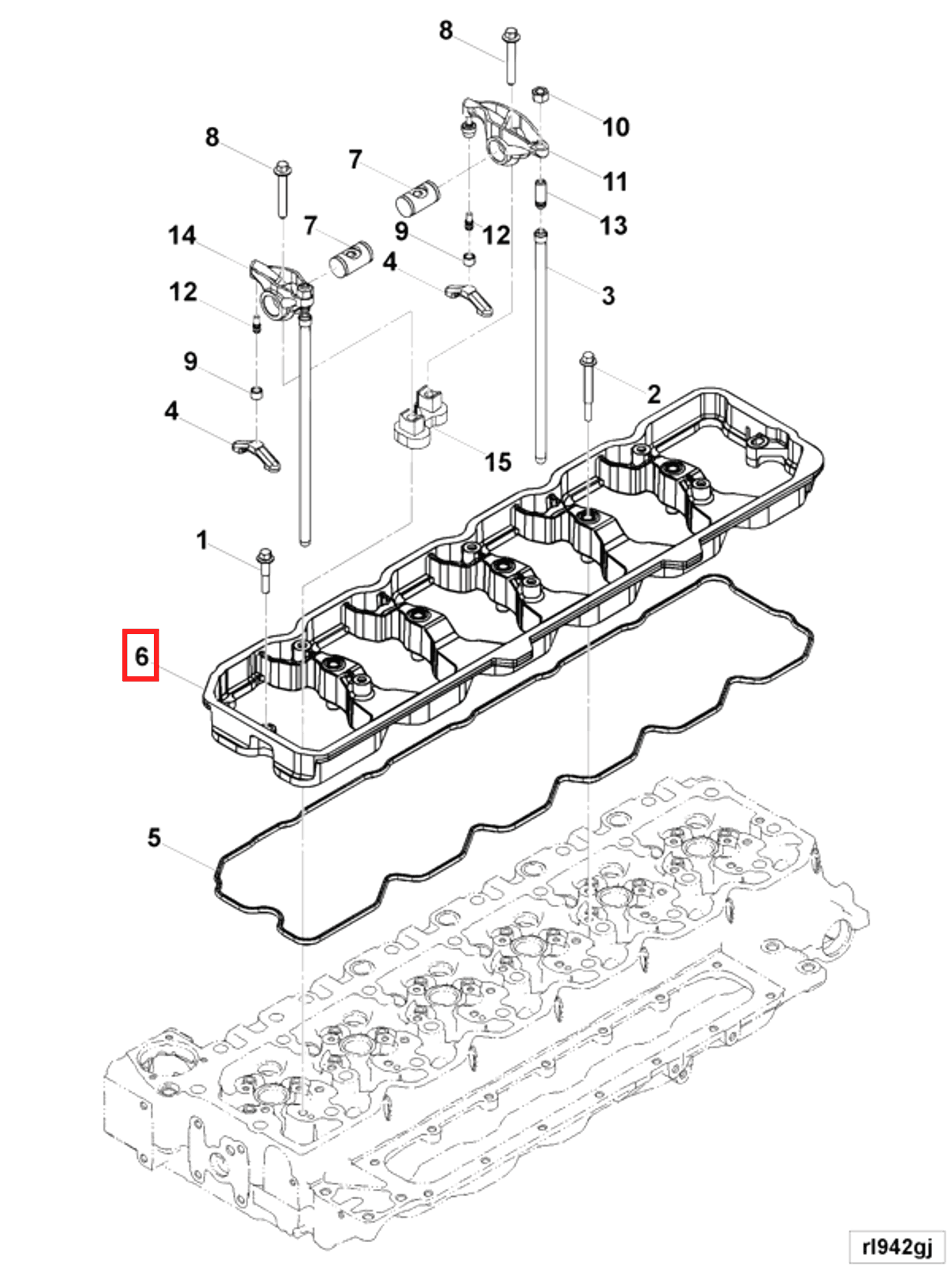 Rocker | Cummins 3975943 | Rocker Lever Housing