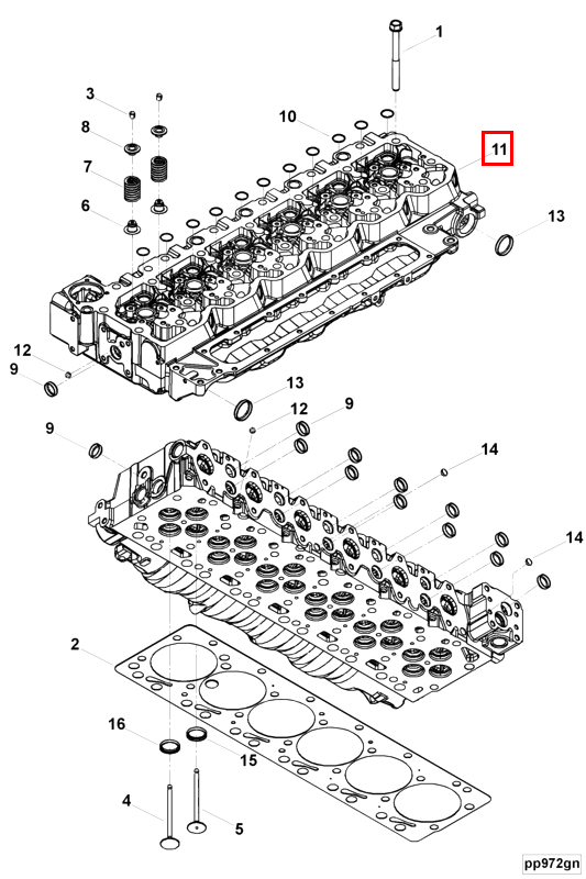 Cylinder Head | Cummins 3977222
