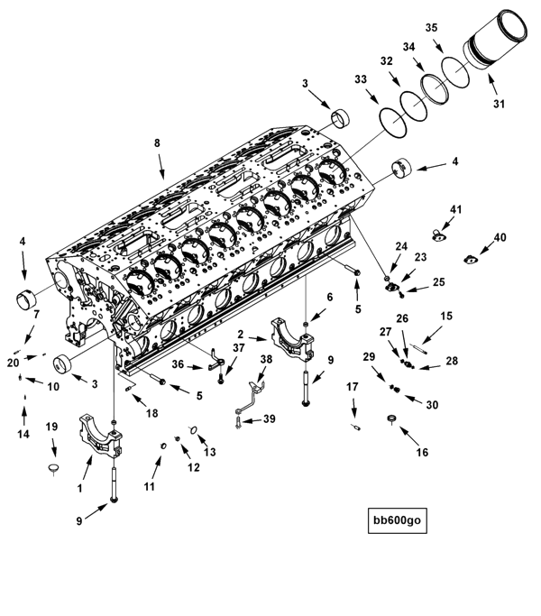 Cylinder Blok | Cummins 4001053