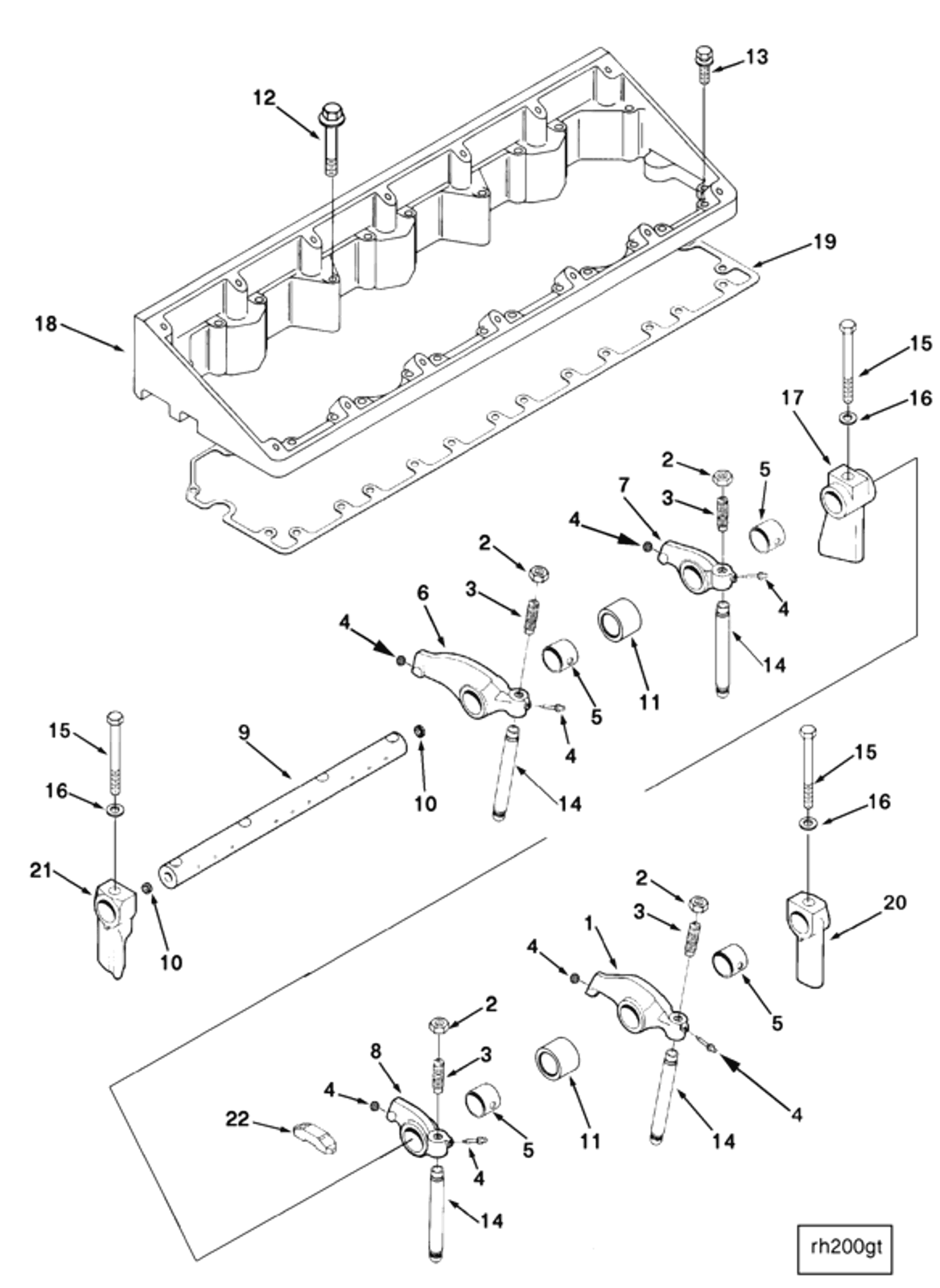 Rocker | Cummins 4003925 | Rocker Lever