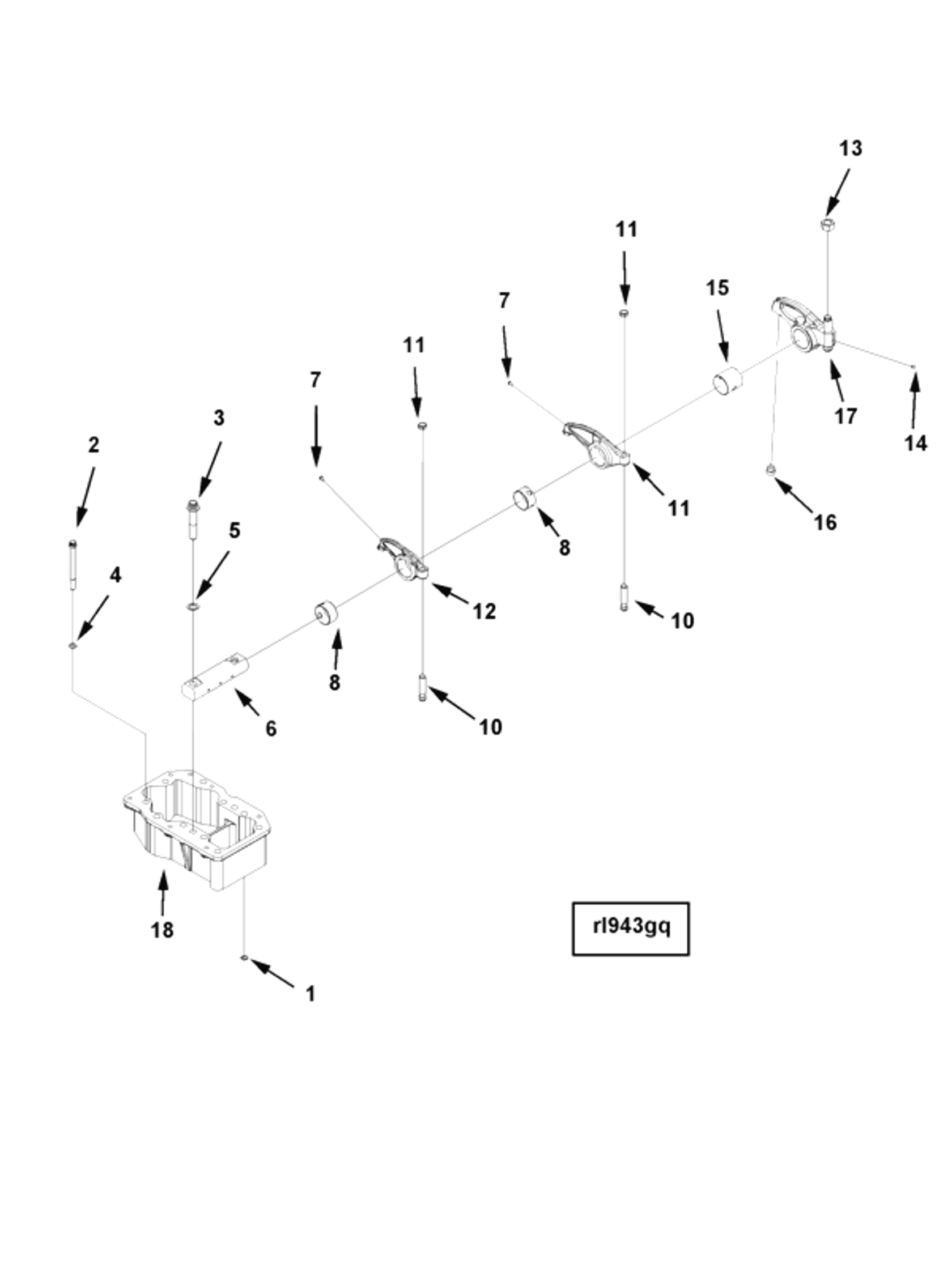 Rocker | Cummins 4006208 | Rocker Lever