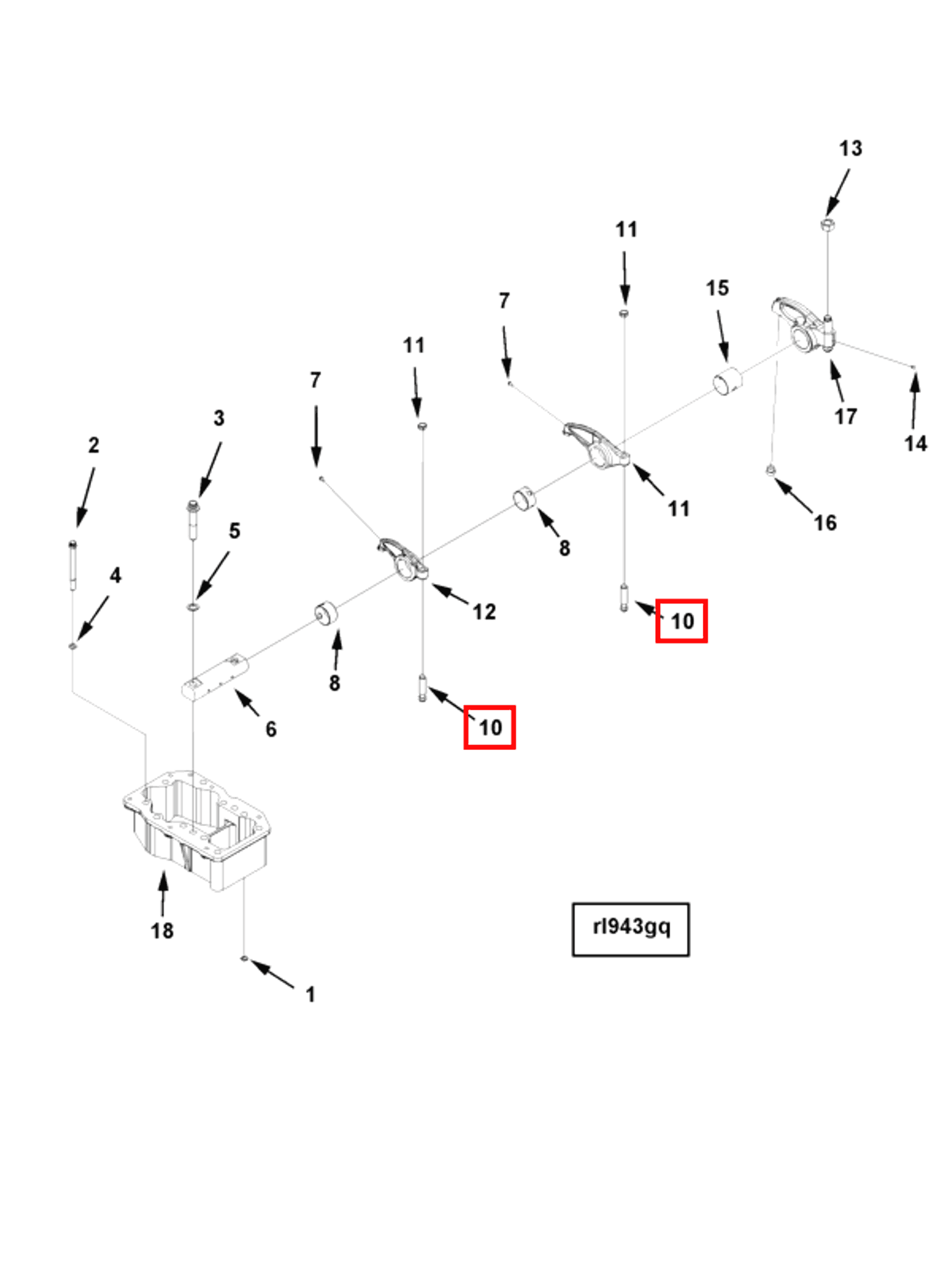 Rocker | Cummins 4006269 | Rocker Lever Adjusting Screw