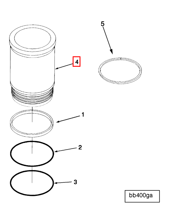Cylinder liner | Cummins 4009220