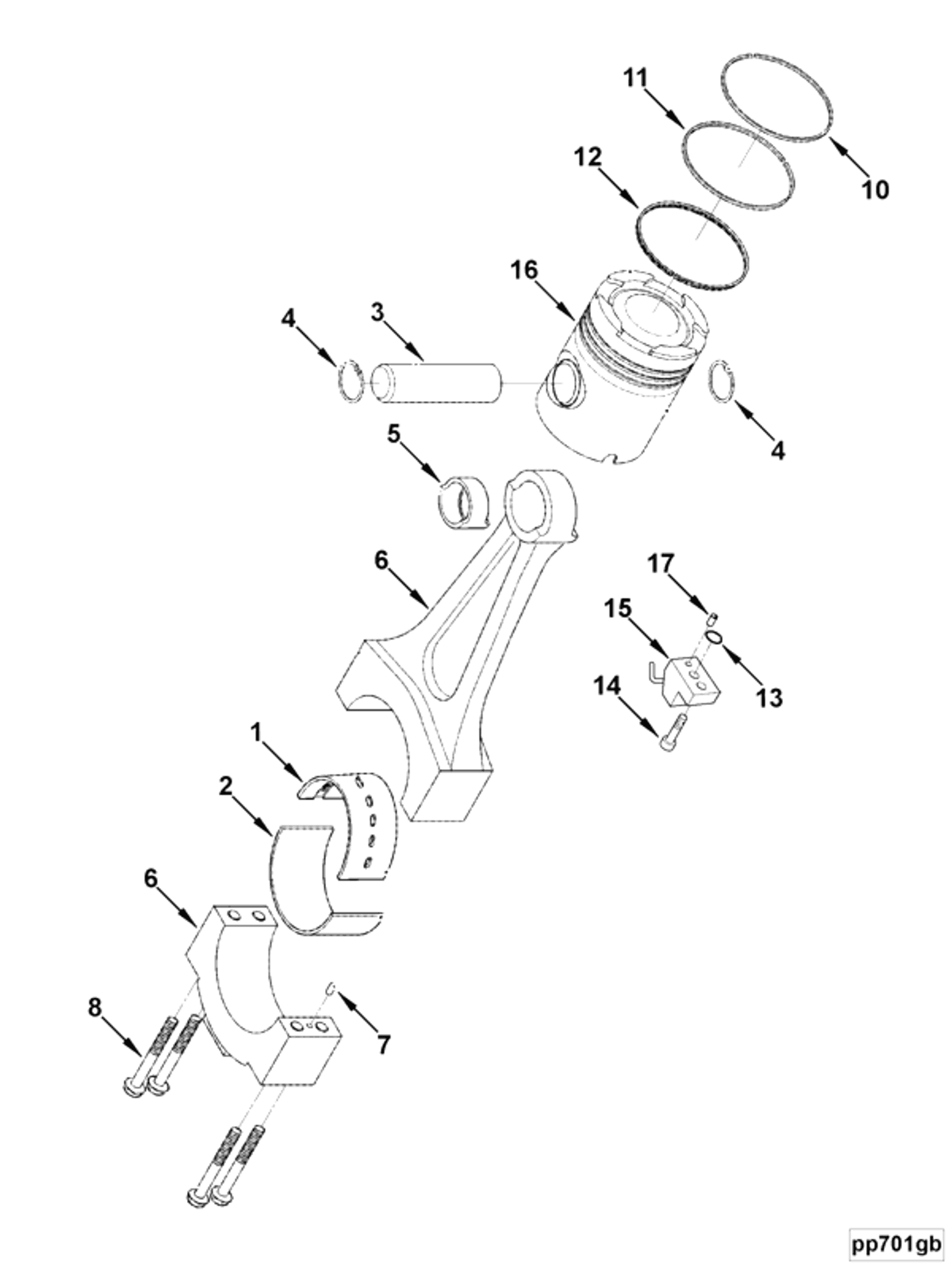 Piston | Cummins 4011070 | Piston And Rings