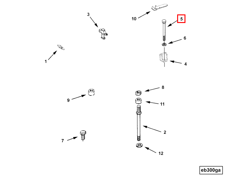 Cylinder Head | Cummins 4015714 | Cylinder Head Capscrew