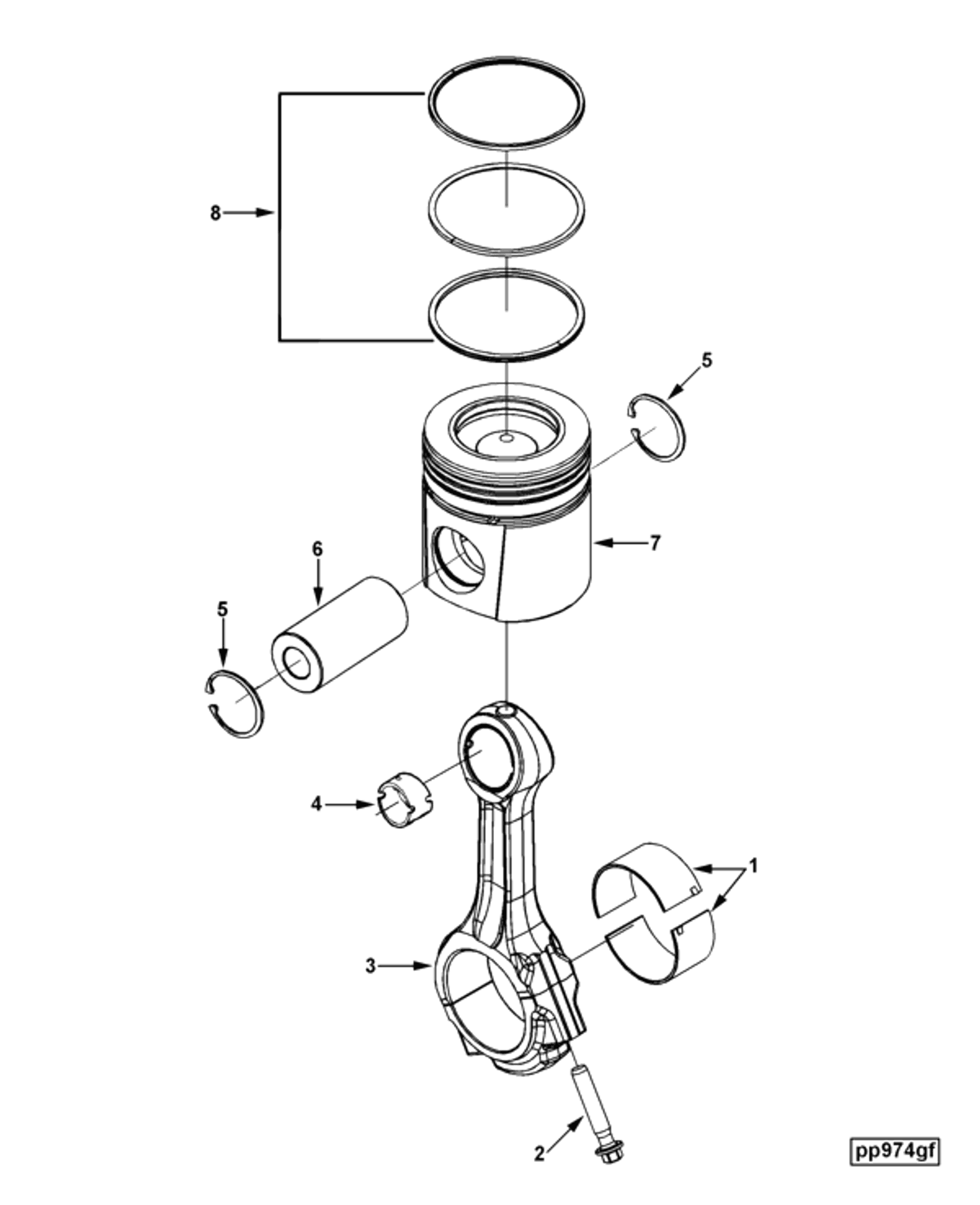 Piston | Cummins 4025290 | Piston Ring Kit