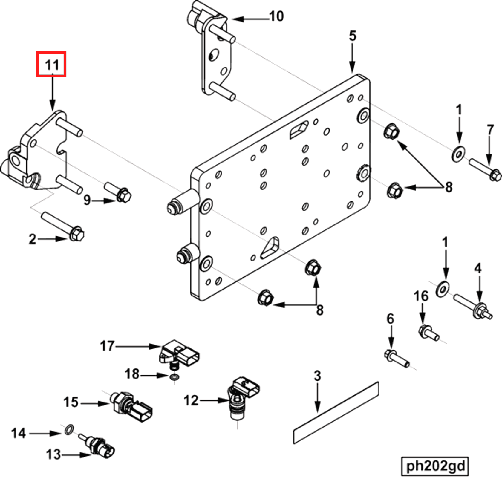 Heat Exchanger | Cummins 4059910 | Heat Exchanger Support