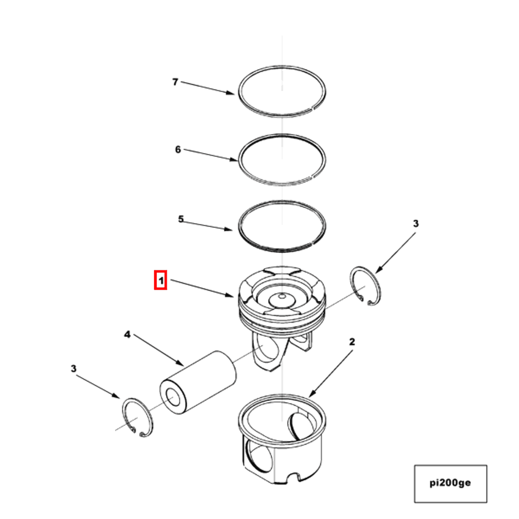 Piston | Cummins 4059948 | Piston Top