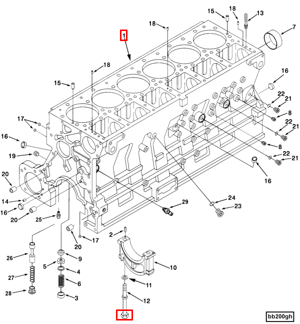 Cylinder Blok | Cummins 4060393