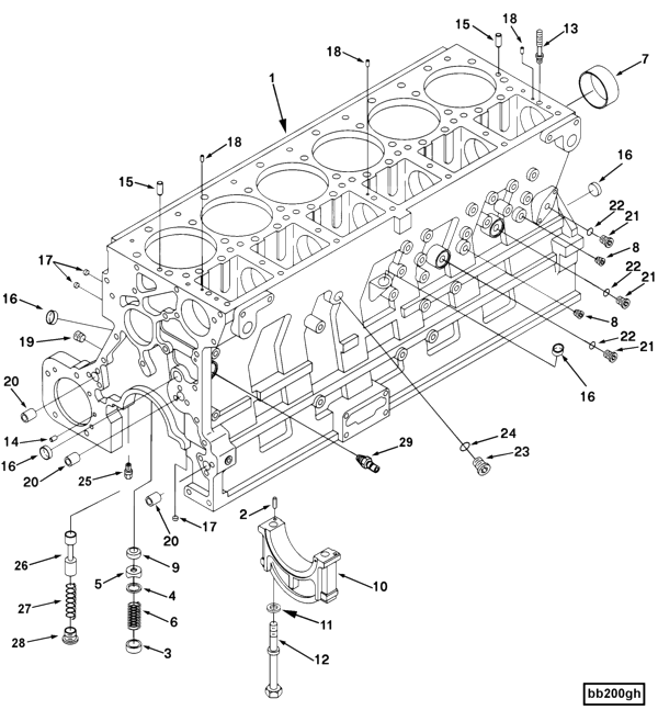 Cylinder Blok | Cummins 4060394