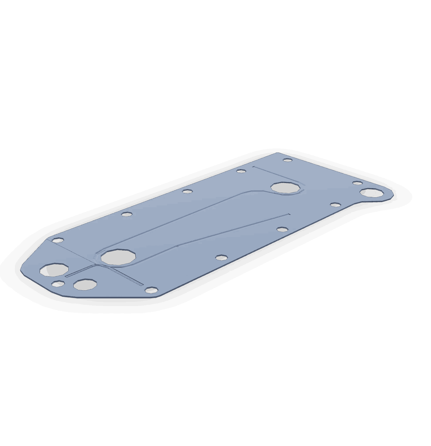Gasket | Cummins 4063496 | Lubricating Oil Cooler Cover Gasket