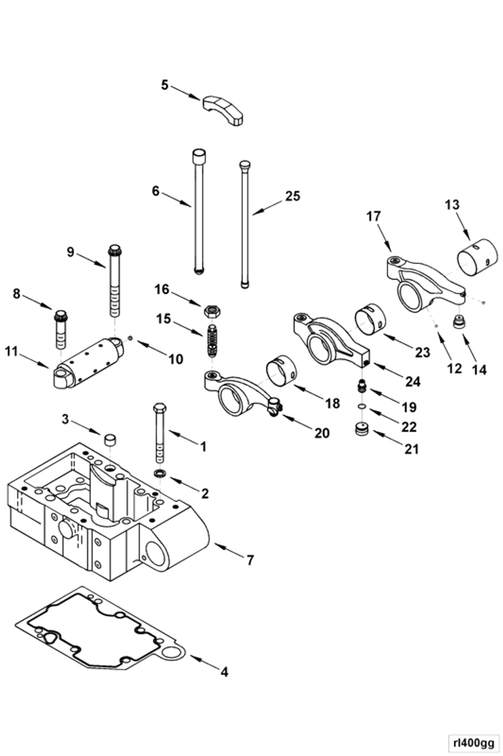 Rocker | Cummins 4065633 | Rocker Lever