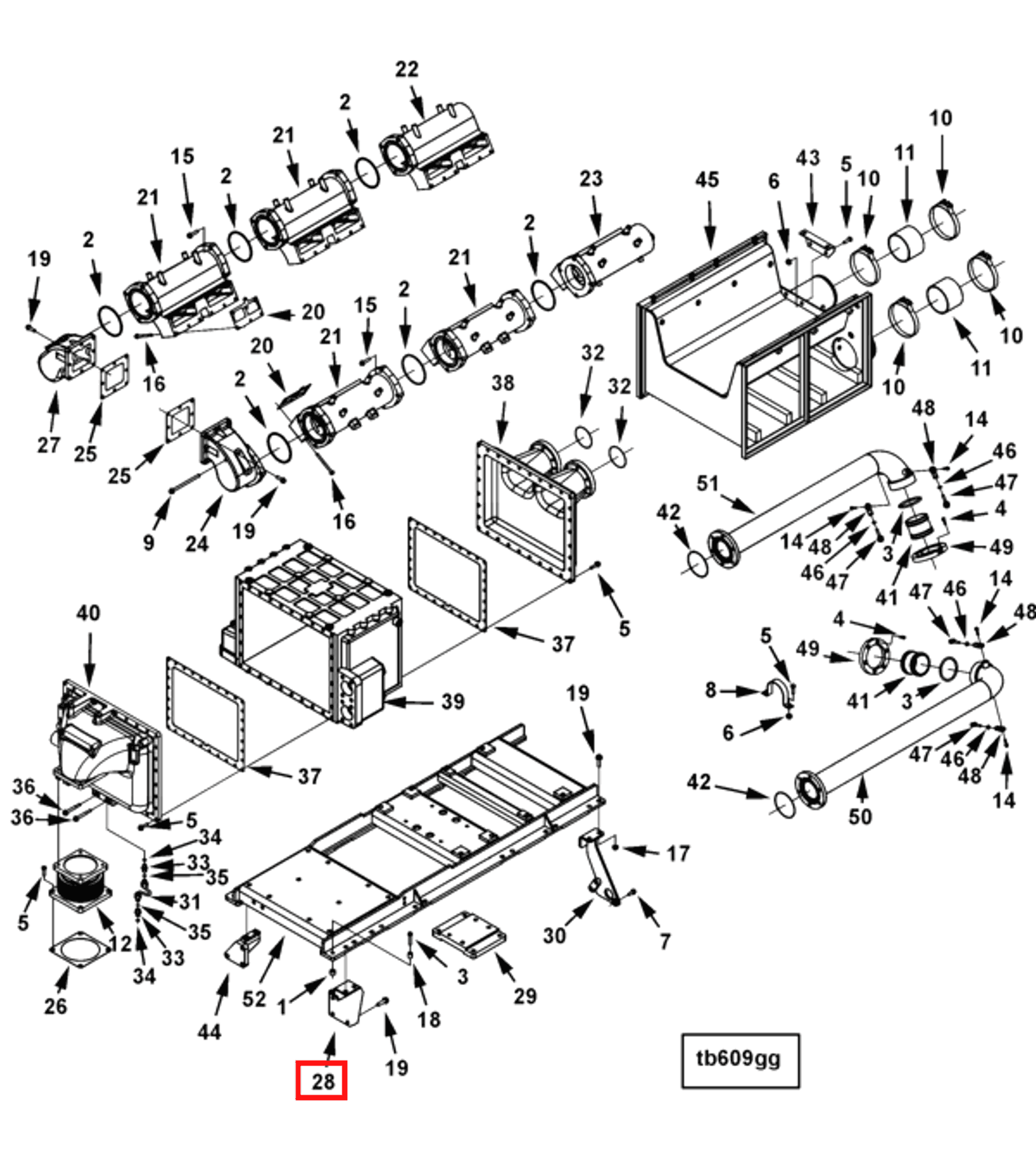 Heat Exchanger | Cummins 4066985 | Heat Exchanger Bracket