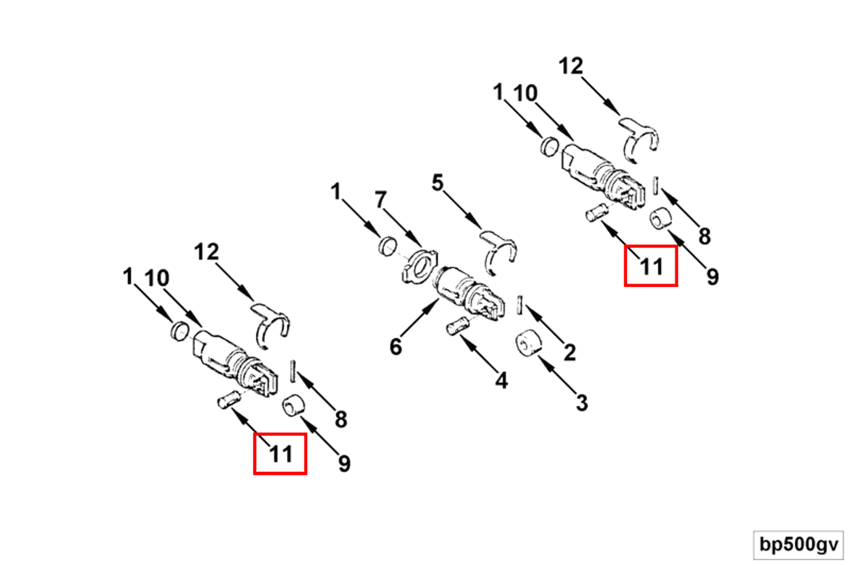 Tappet | Cummins 4071443 | Tappet Roller Pin