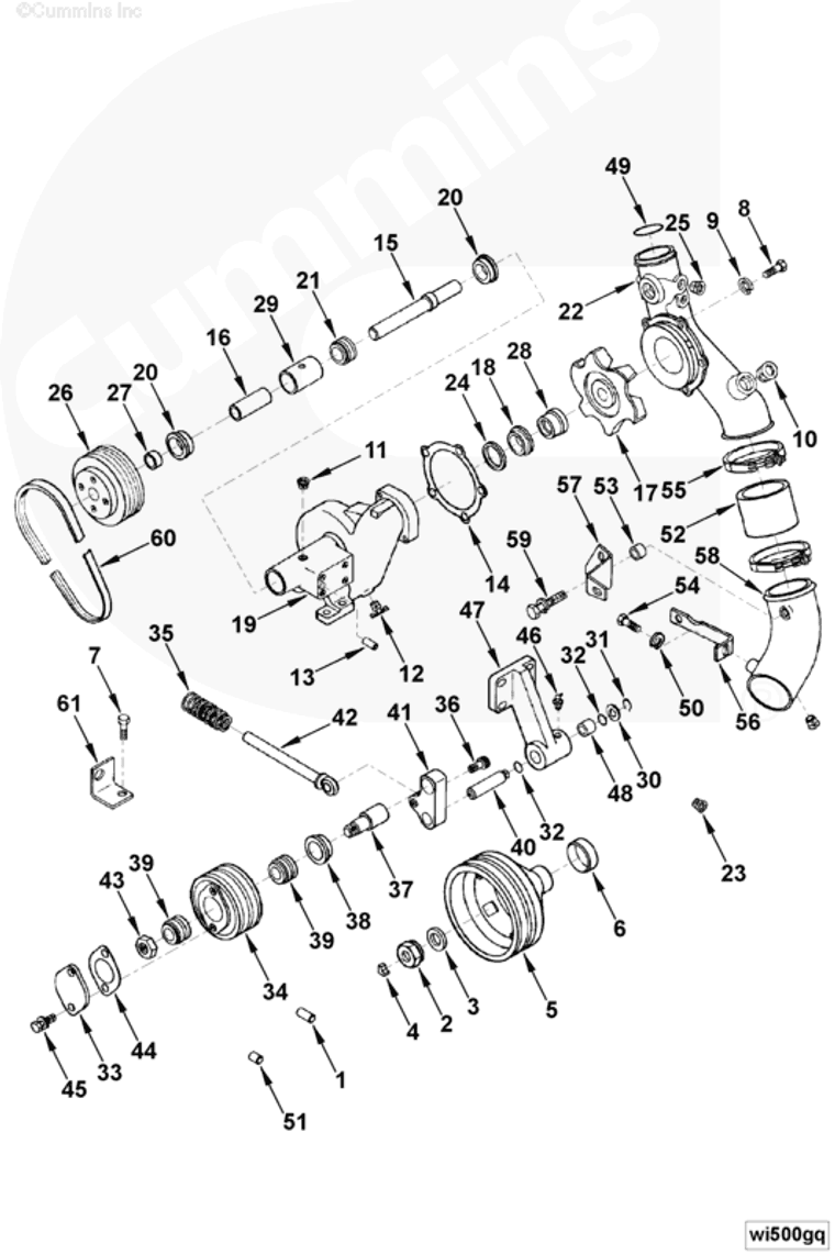 Water Pump | Cummins 4072617