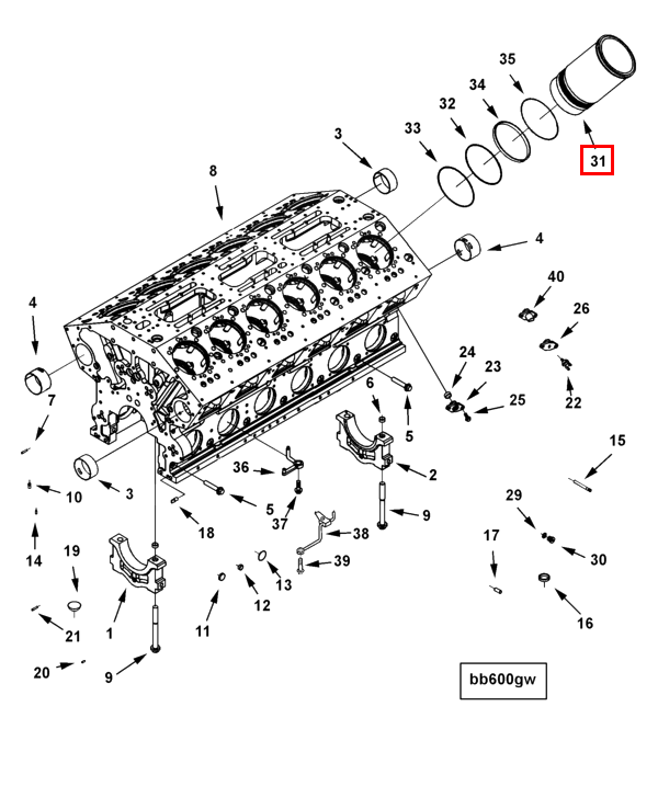 Cylinder liner | Cummins 4085917