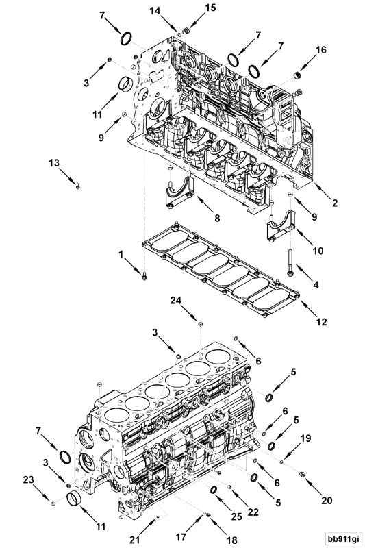 Cylinder Blok | Cummins 4089149 | Cylinder Block Hardware Kit
