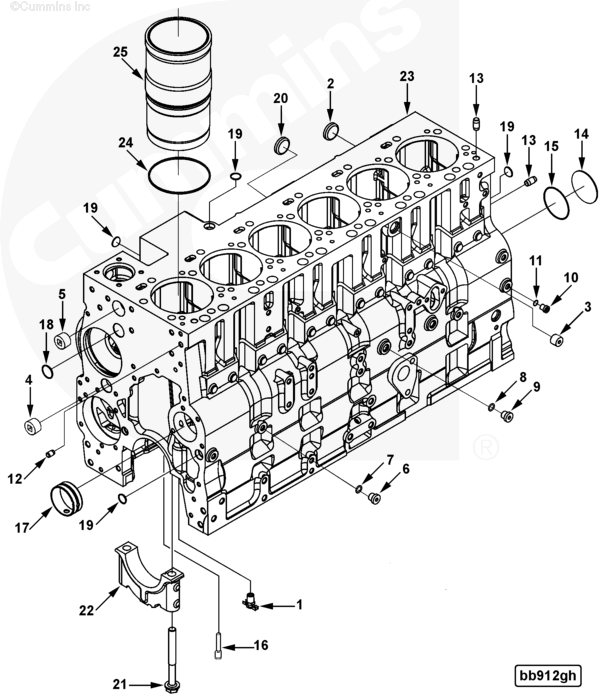 Cylinder Blok | Cummins 4089241
