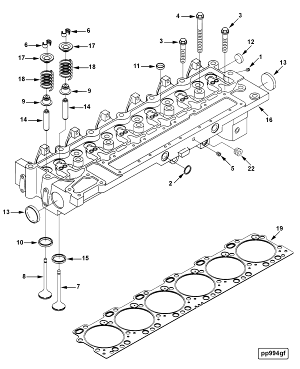 Cylinder Head | Cummins 4089290