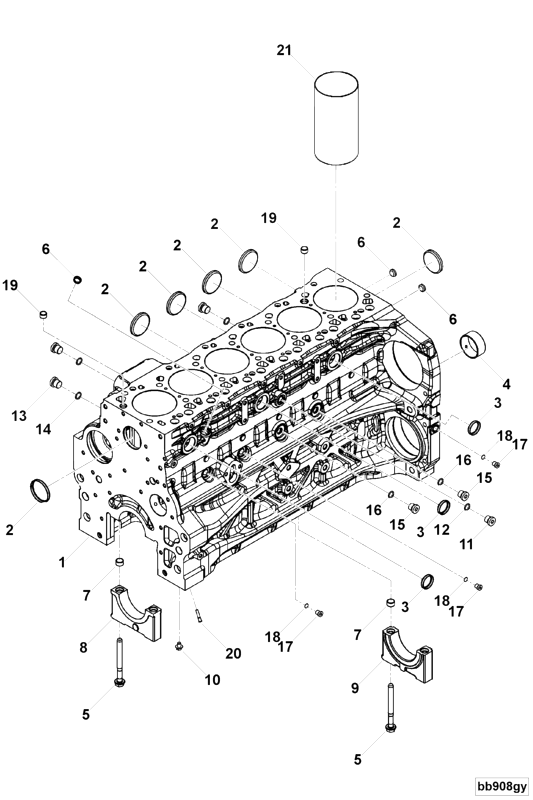 Cylinder Blok | Cummins 4089733 | Cylinder Block Kit