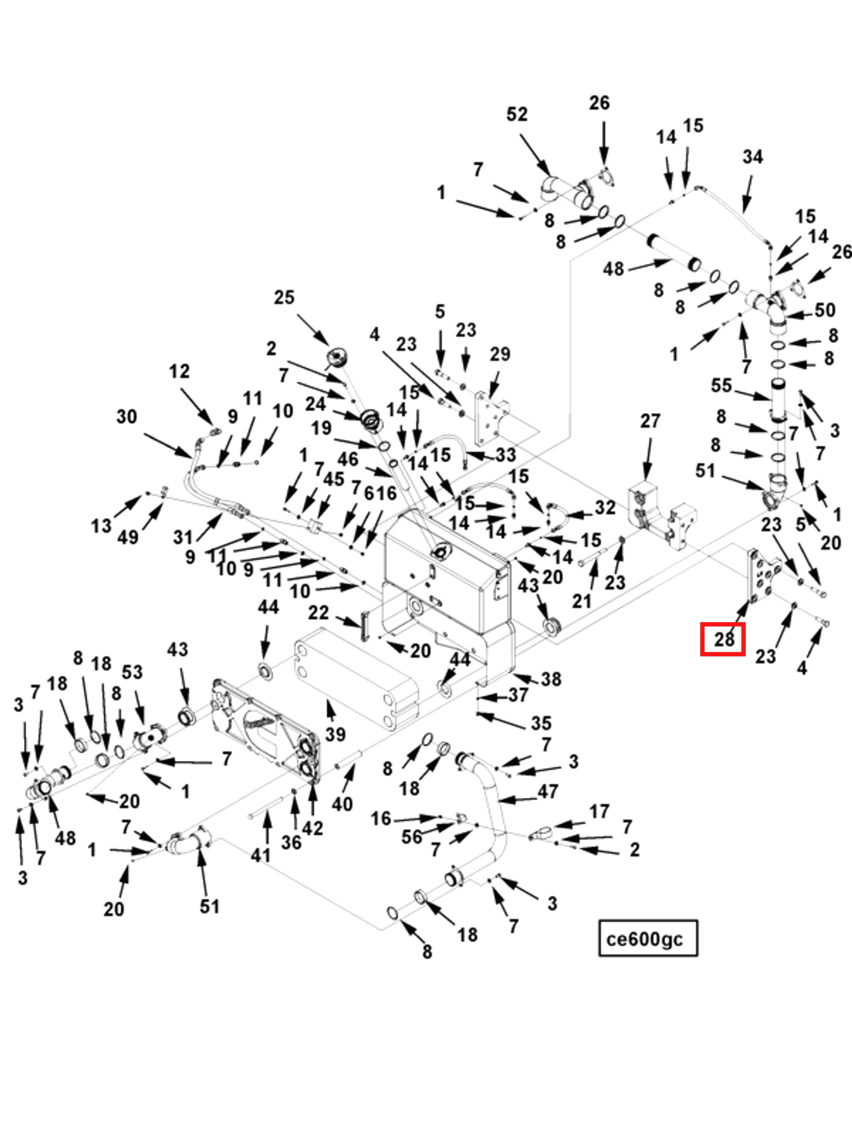 Heat Exchanger | Cummins 4302362 | Heat Exchanger Support