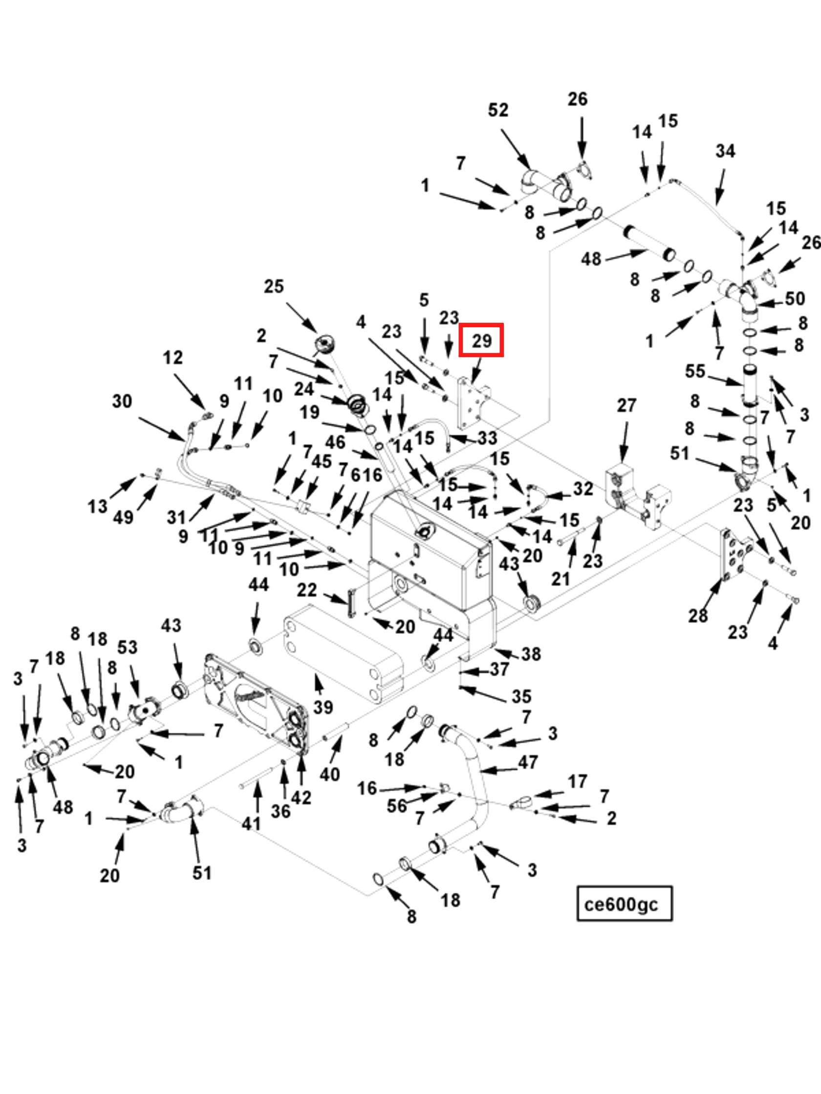 Heat Exchanger | Cummins 4302364 | Heat Exchanger Support