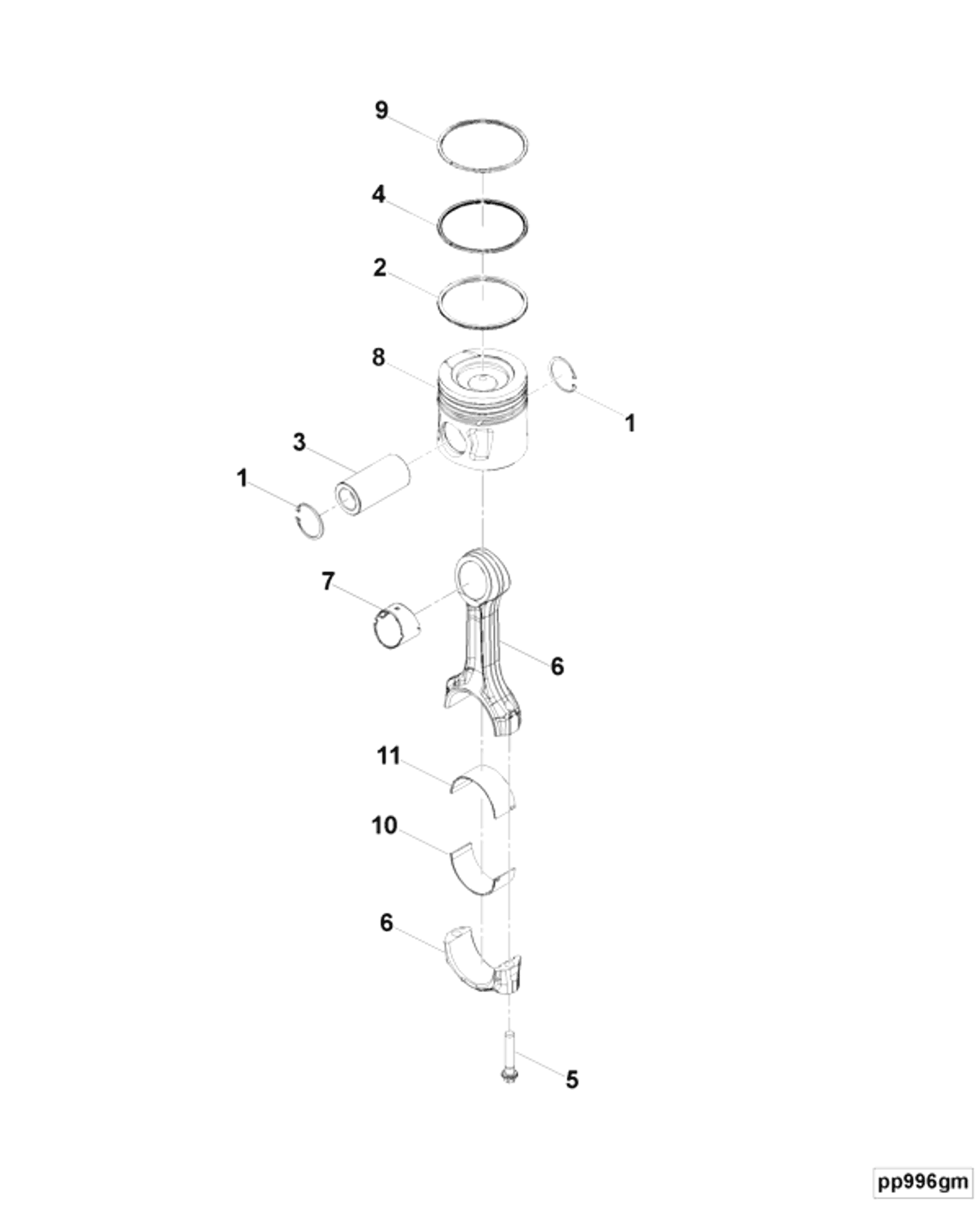 Piston | Cummins 4309524 | Piston Ring Kit