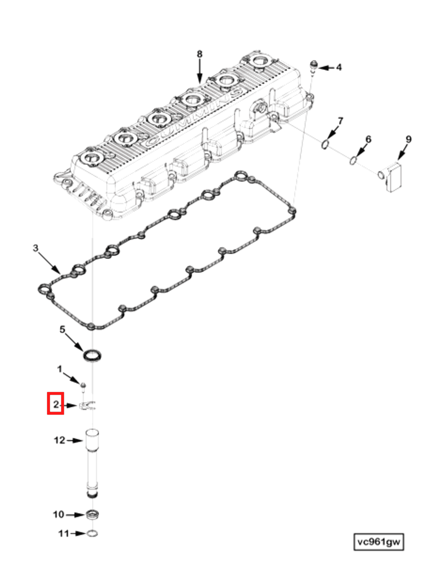 Retainer | Cummins 4315915 | Retaining Clamp