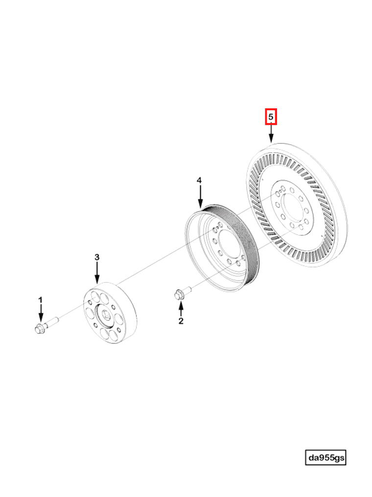 Vibration Damper | Cummins 4316792 | Viscous Vibration Damper