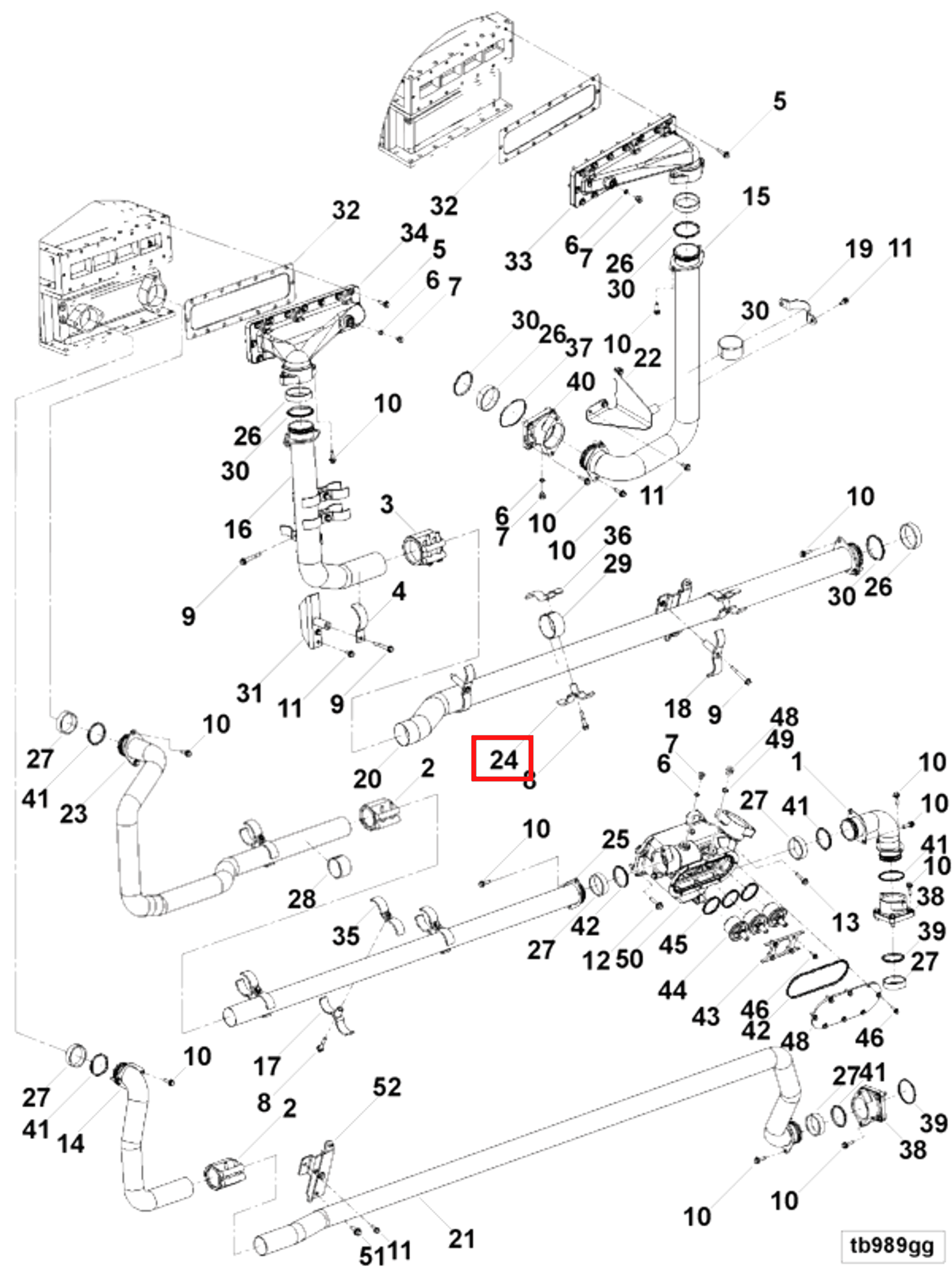 Retainer | Cummins 4324176 | Retaining Clamp