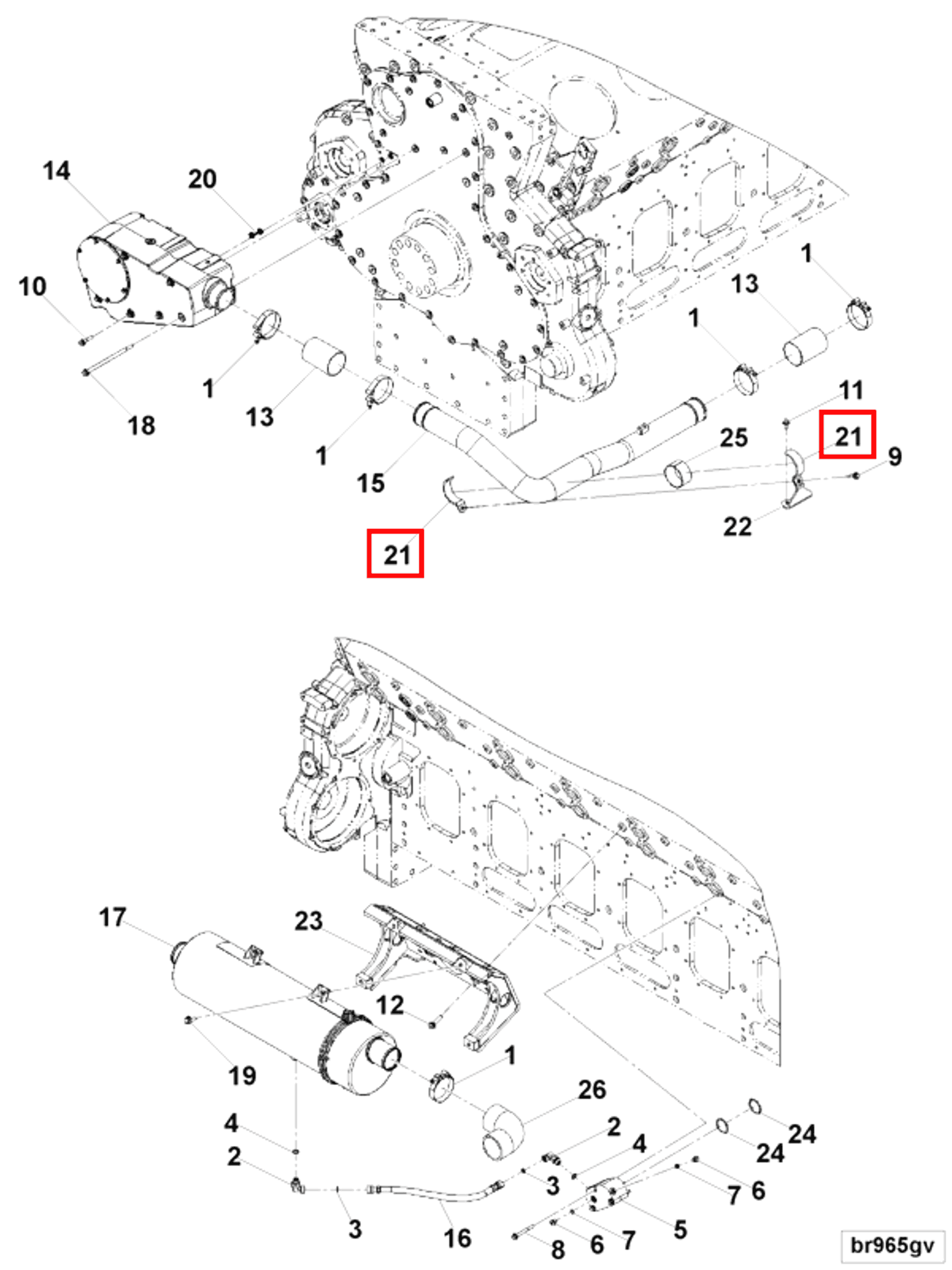 Retainer | Cummins 4324210 | Retaining Clamp