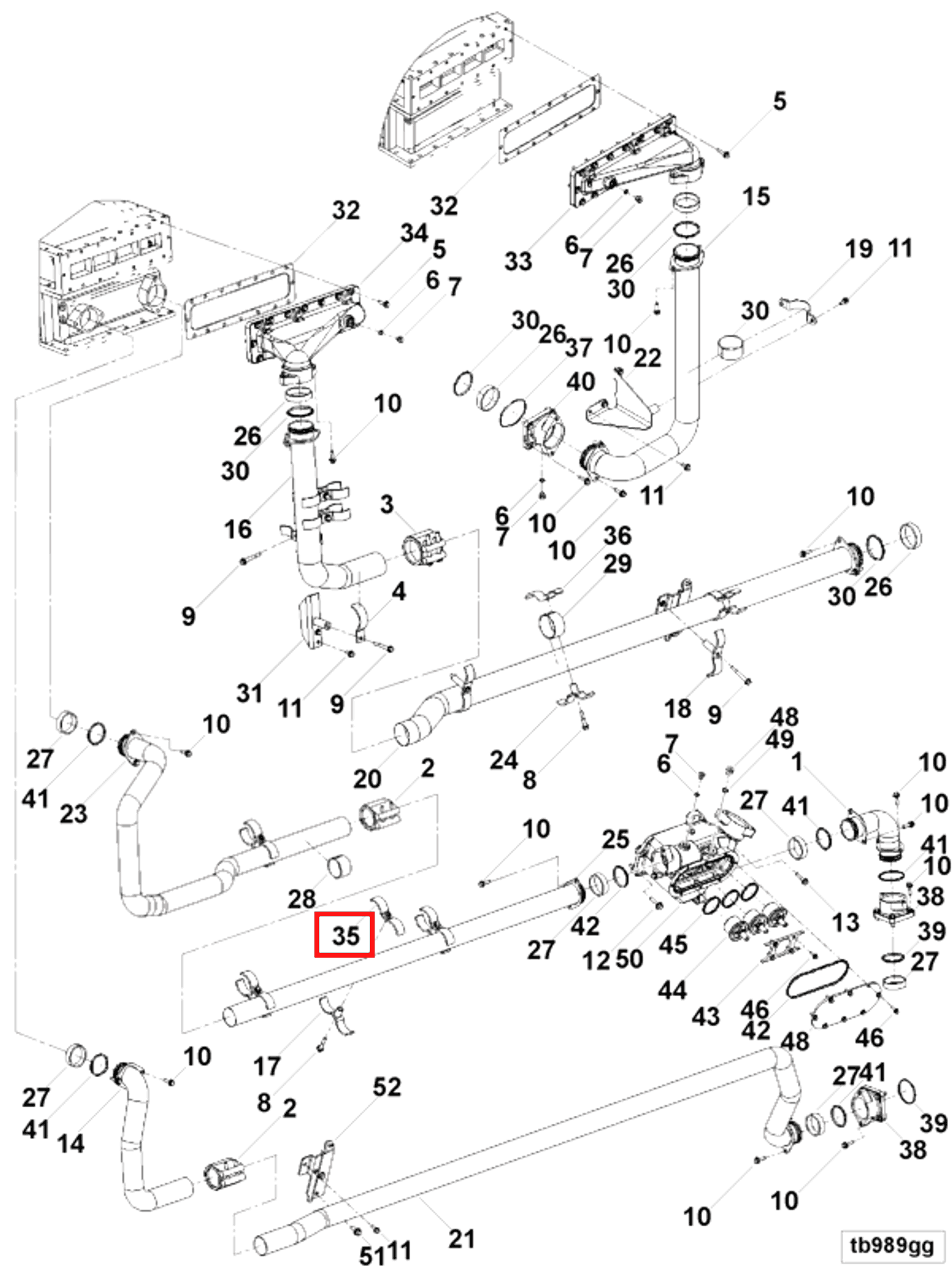Retainer | Cummins 4349605 | Retaining Clamp