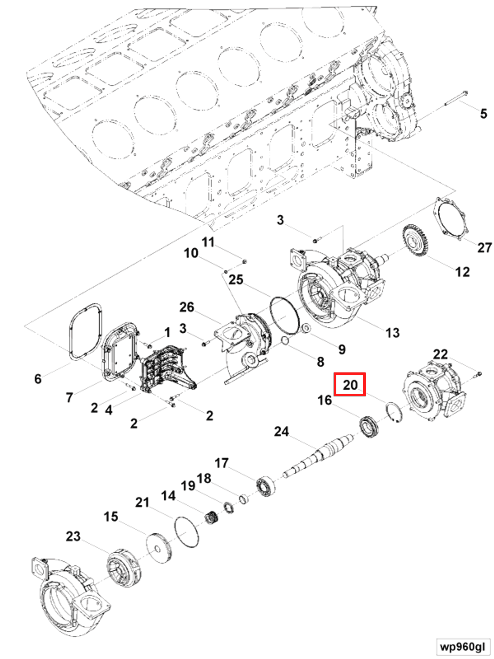 Retainer | Cummins 4349921 | Retaining Ring