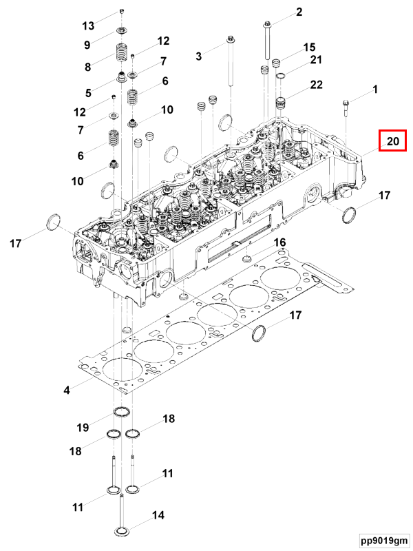 Cylinder Head | Cummins 4365065
