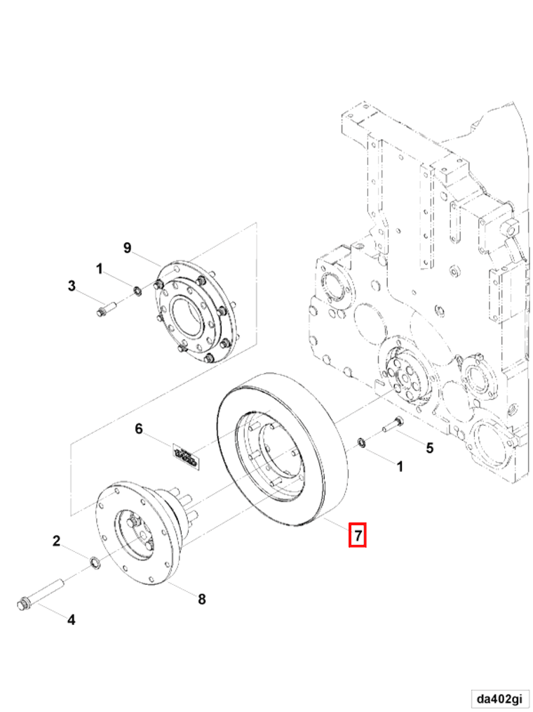 Vibration Damper | Cummins 4368392 | Viscous Vibration Damper