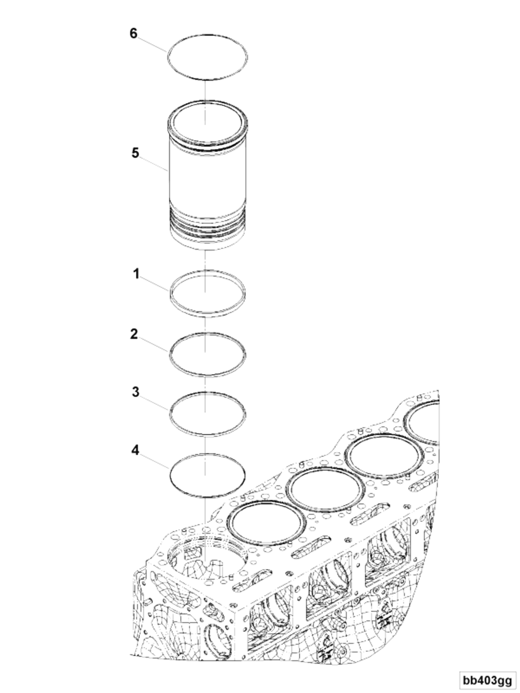 Liner | Cummins 4371781 | Liner Kit