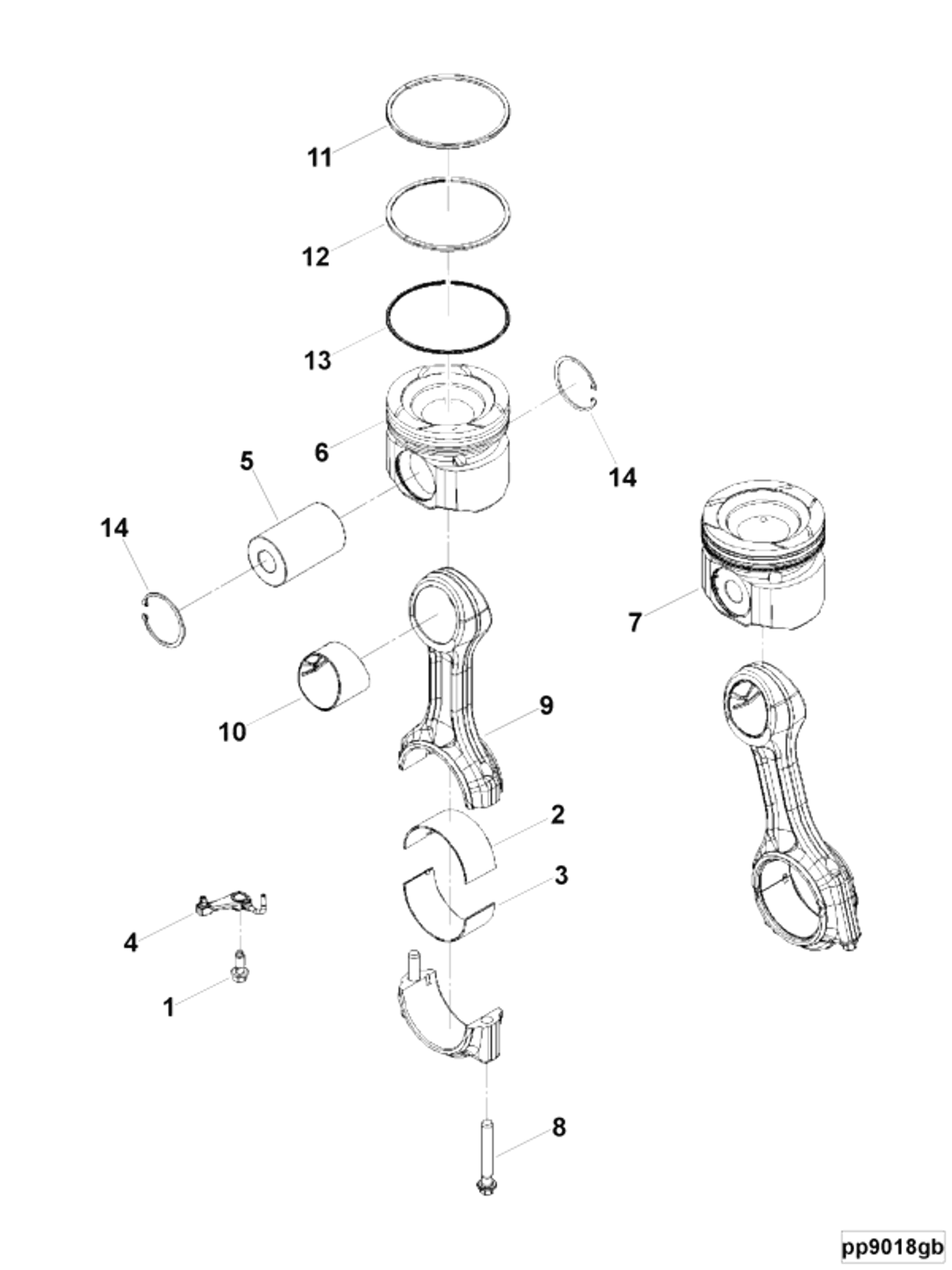 Piston | Cummins 4376139 | Piston Ring Kit