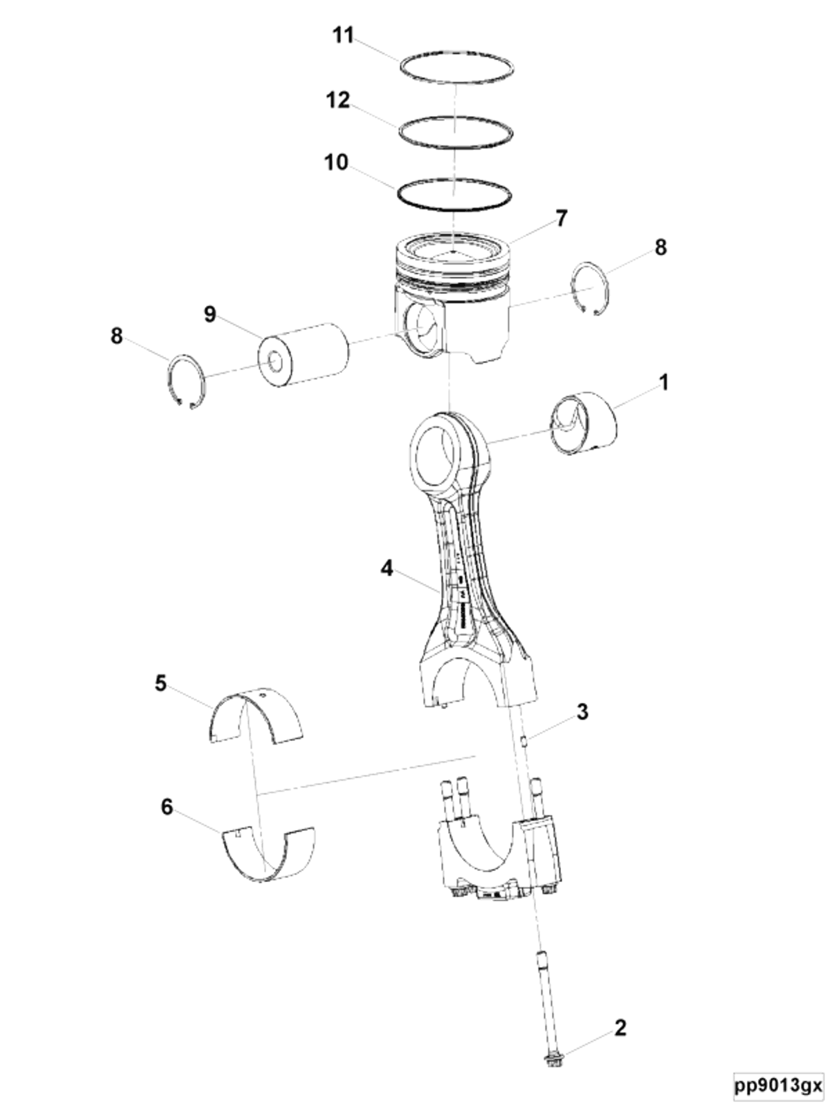 Piston | Cummins 4376233 | Piston Ring Kit