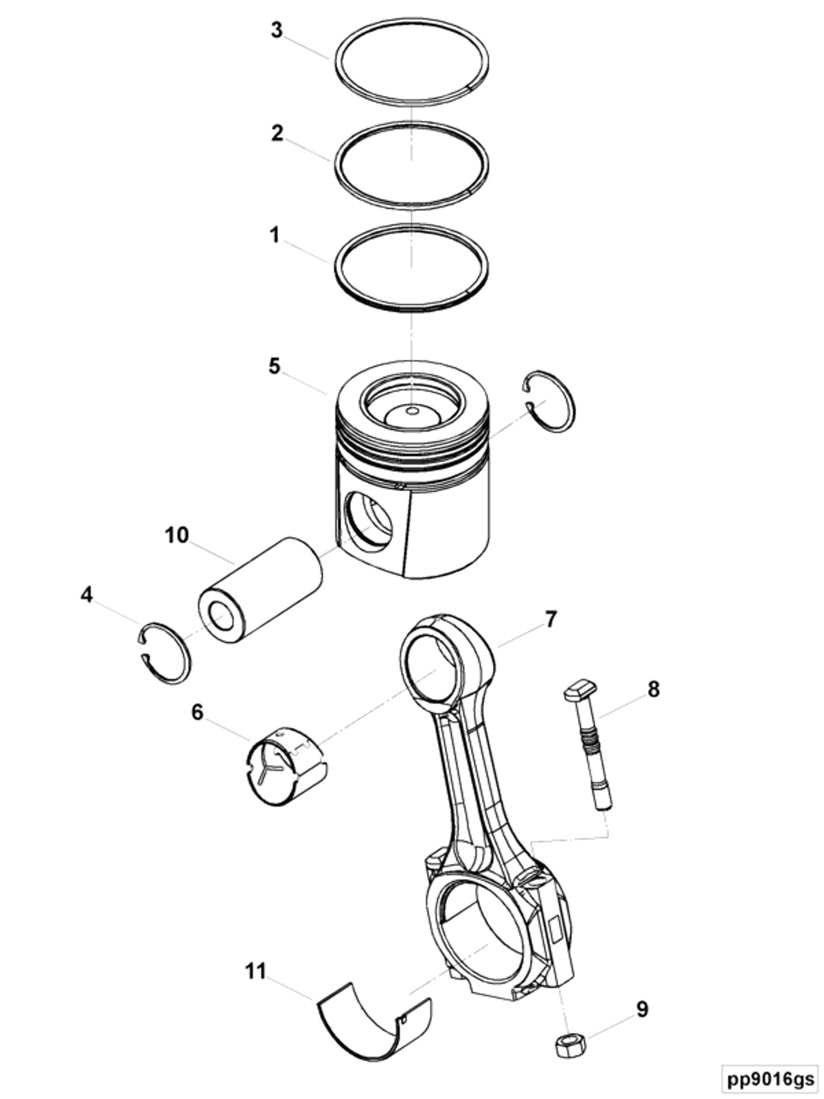 Piston | Cummins 4376319 | Piston Ring Kit
