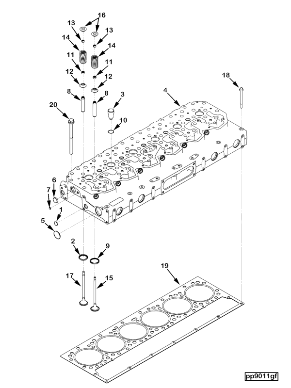 Cylinder Head | Cummins 4376331 | Cylinder Head Kit