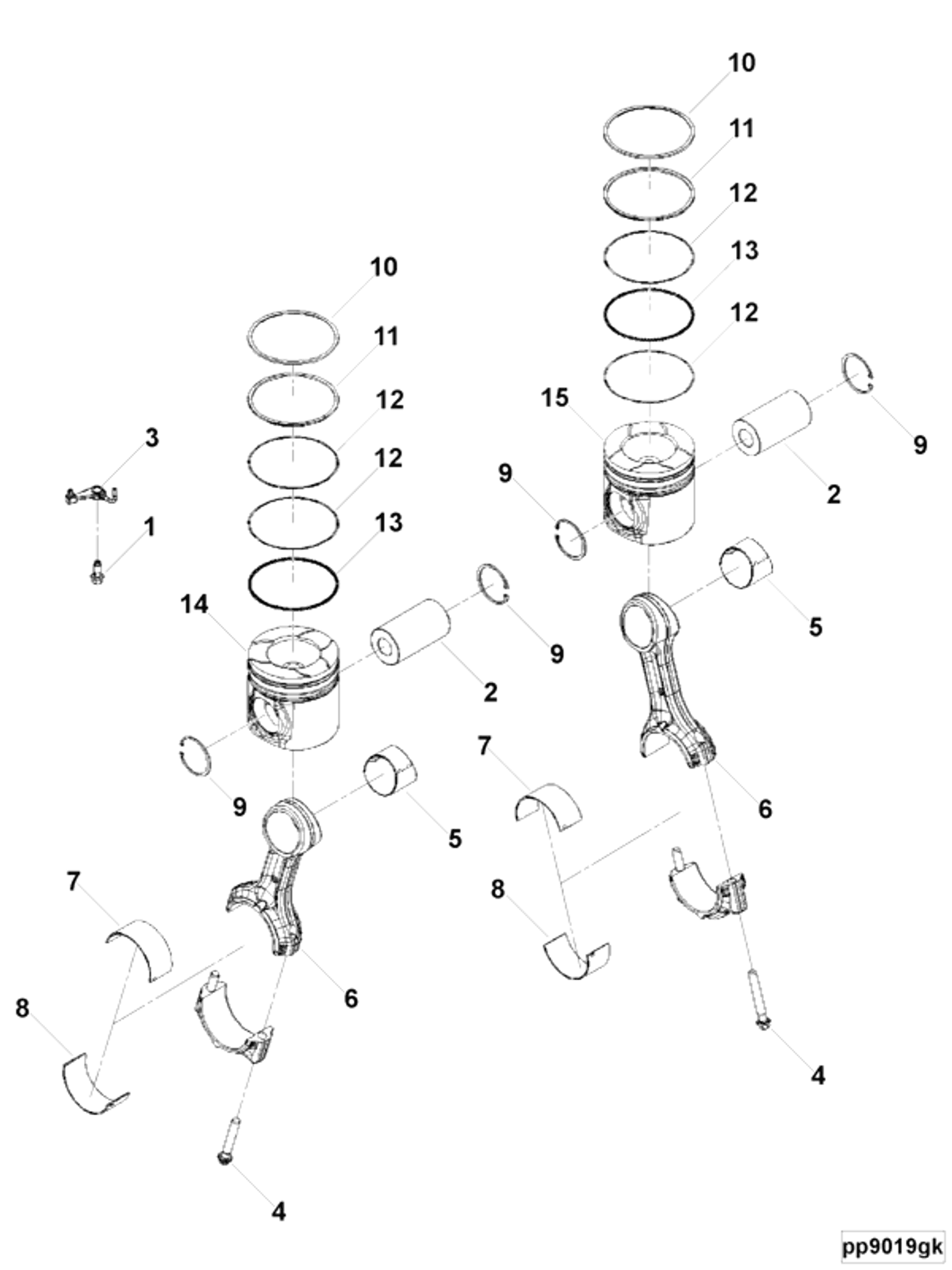 Piston | Cummins 4376545 | Piston Ring Kit