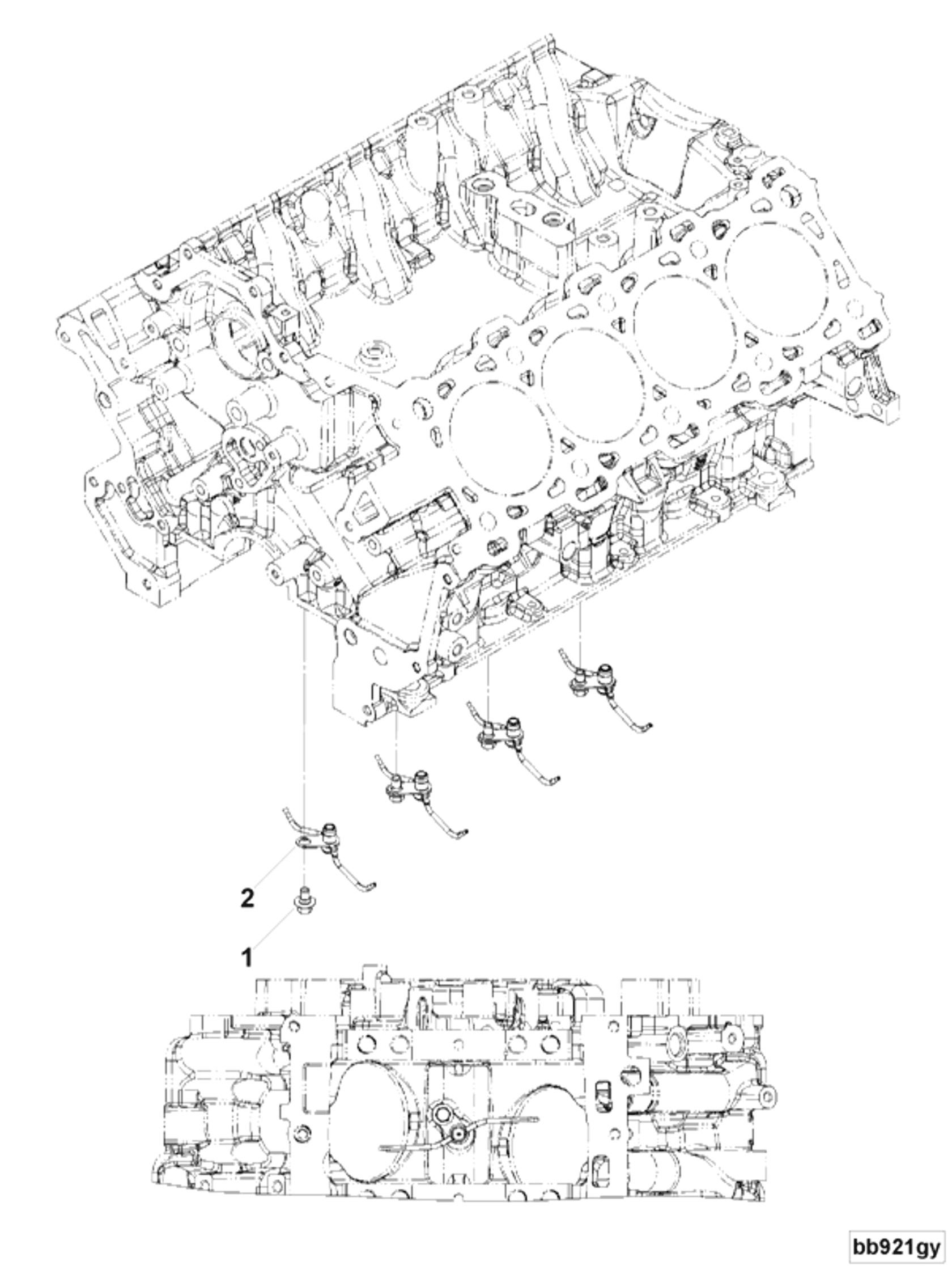 Piston | Cummins 4378551 | Piston Cooling Nozzle