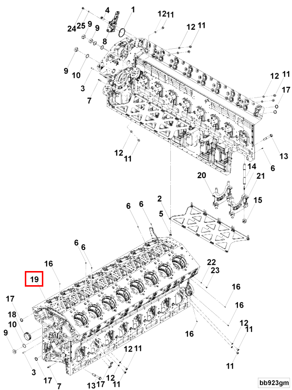 Cylinder Blok | Cummins 4385528