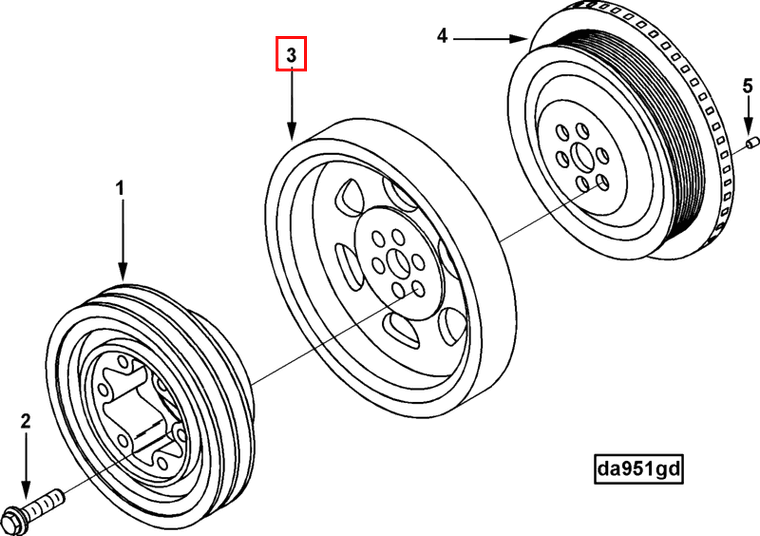 Vibration Damper | Cummins 4891114