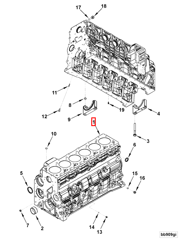 Cylinder Blok | Cummins 4897326