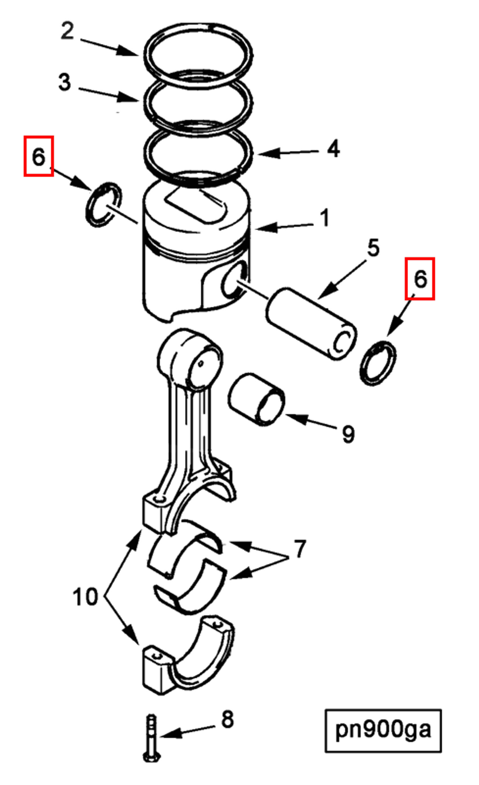 Retainer | Cummins 4900468 | Retaining Ring
