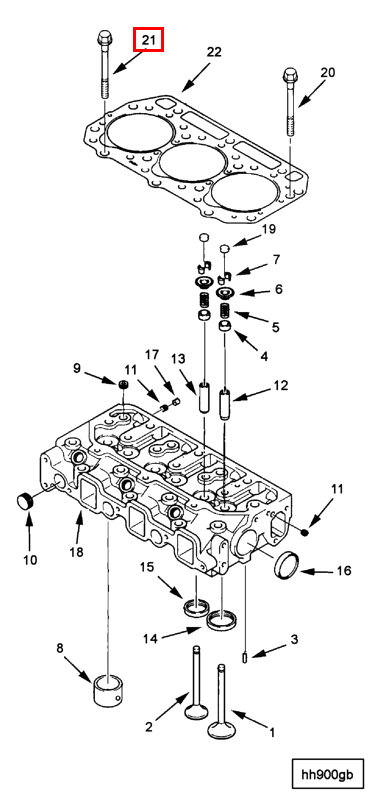Cylinder Head | Cummins 4900533 | Cylinder Head Gasket